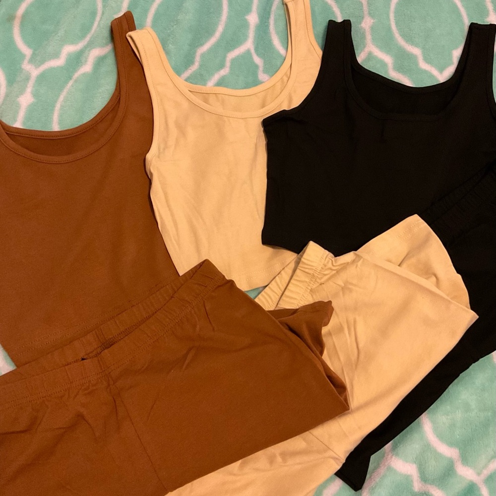 3 TOP AND SHORT SETS *SOLD TOGETHER*